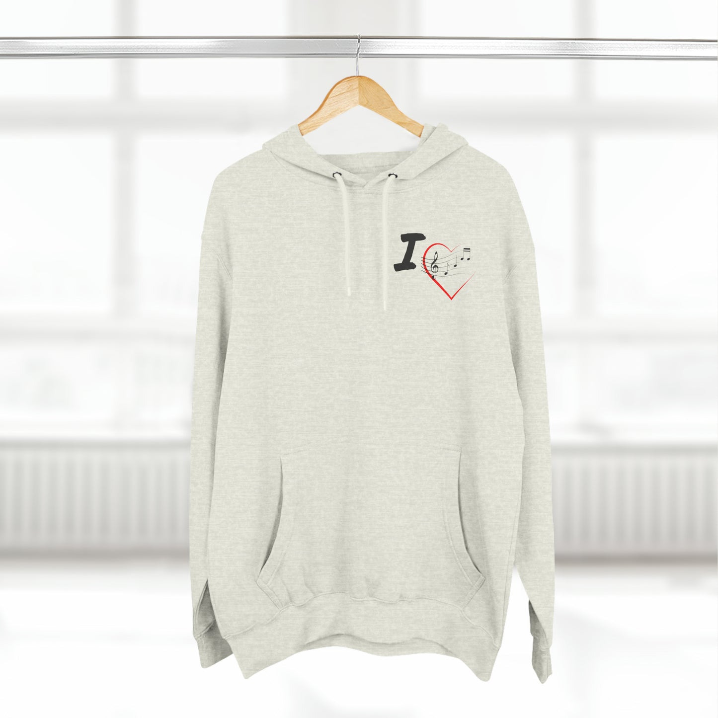 I Love Extended Intro's Fleece Hoodie For Music Lovers