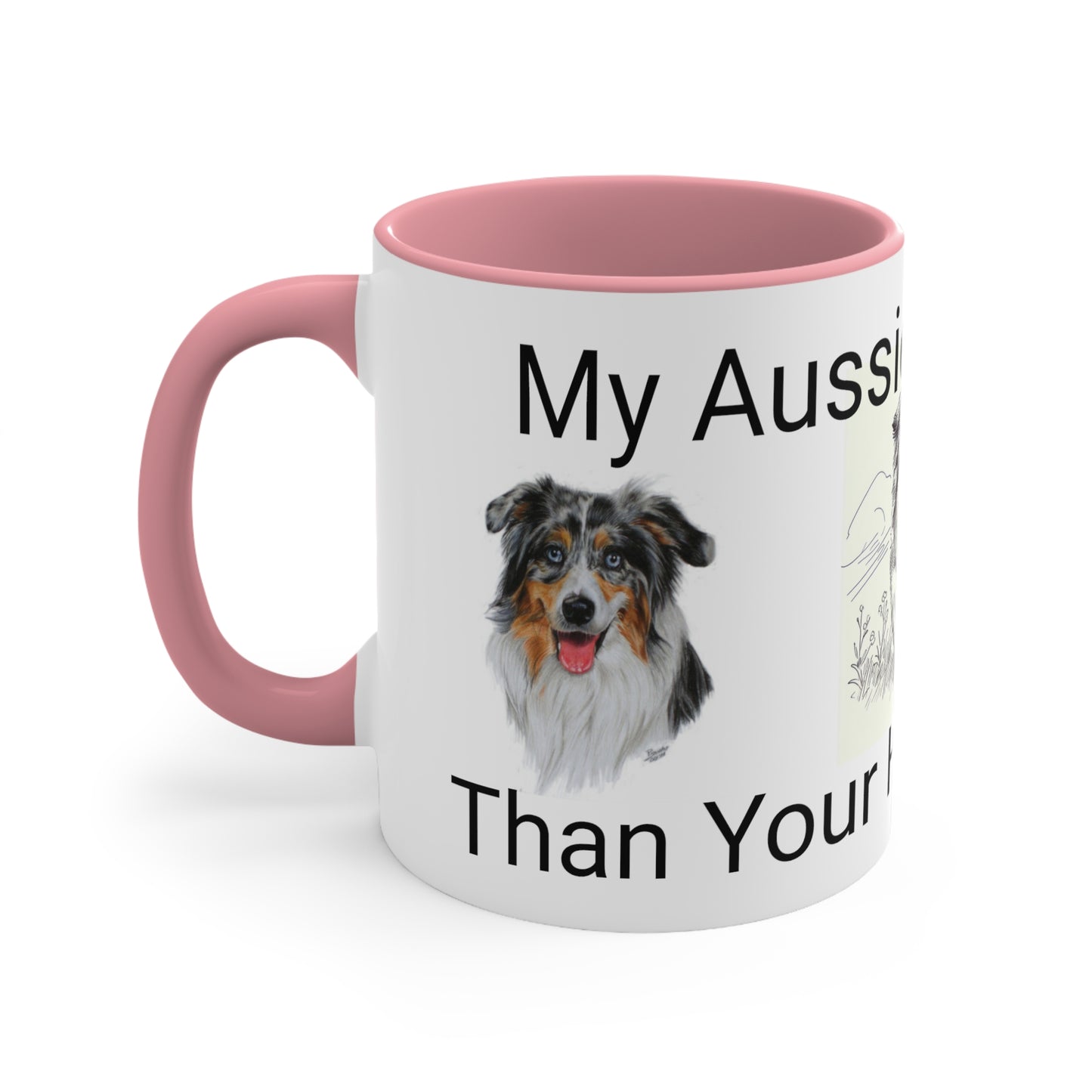 Australian Shephard Accent Coffee Mug, 11oz