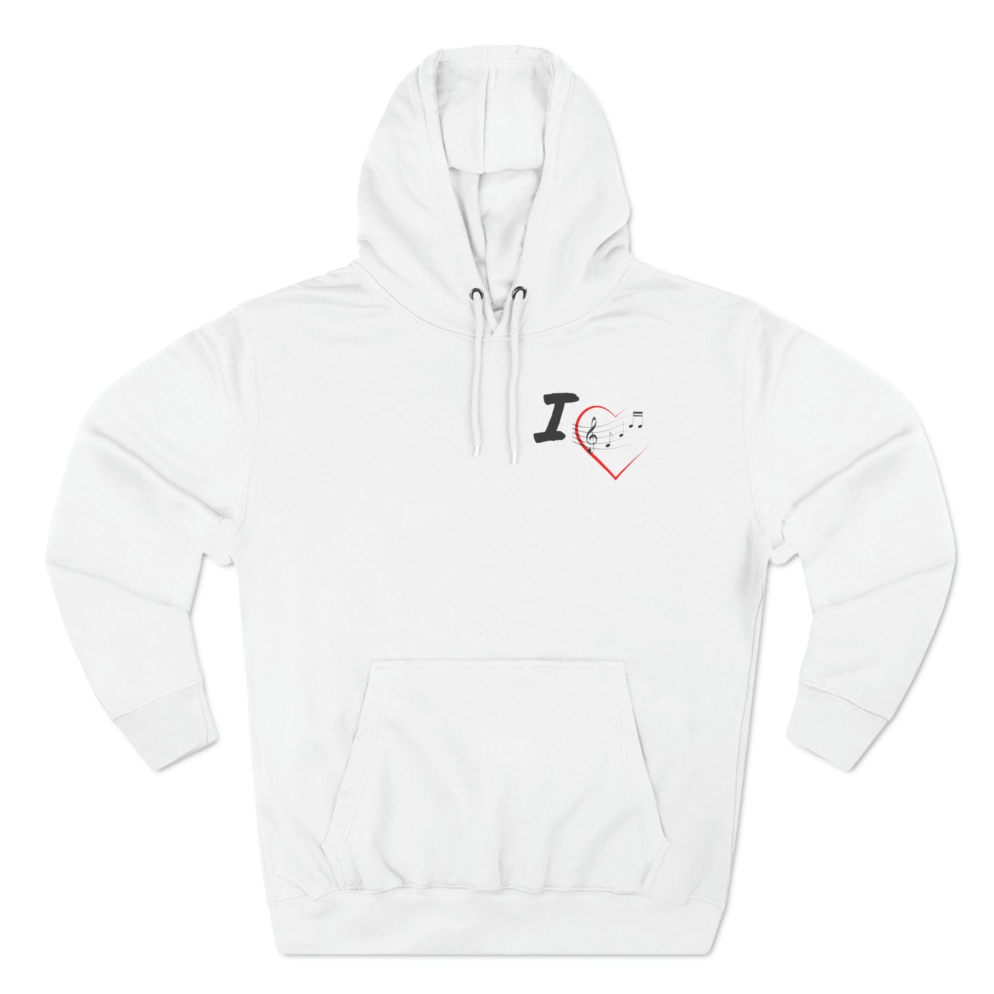 I Love Extended Intro's Fleece Hoodie For Music Lovers