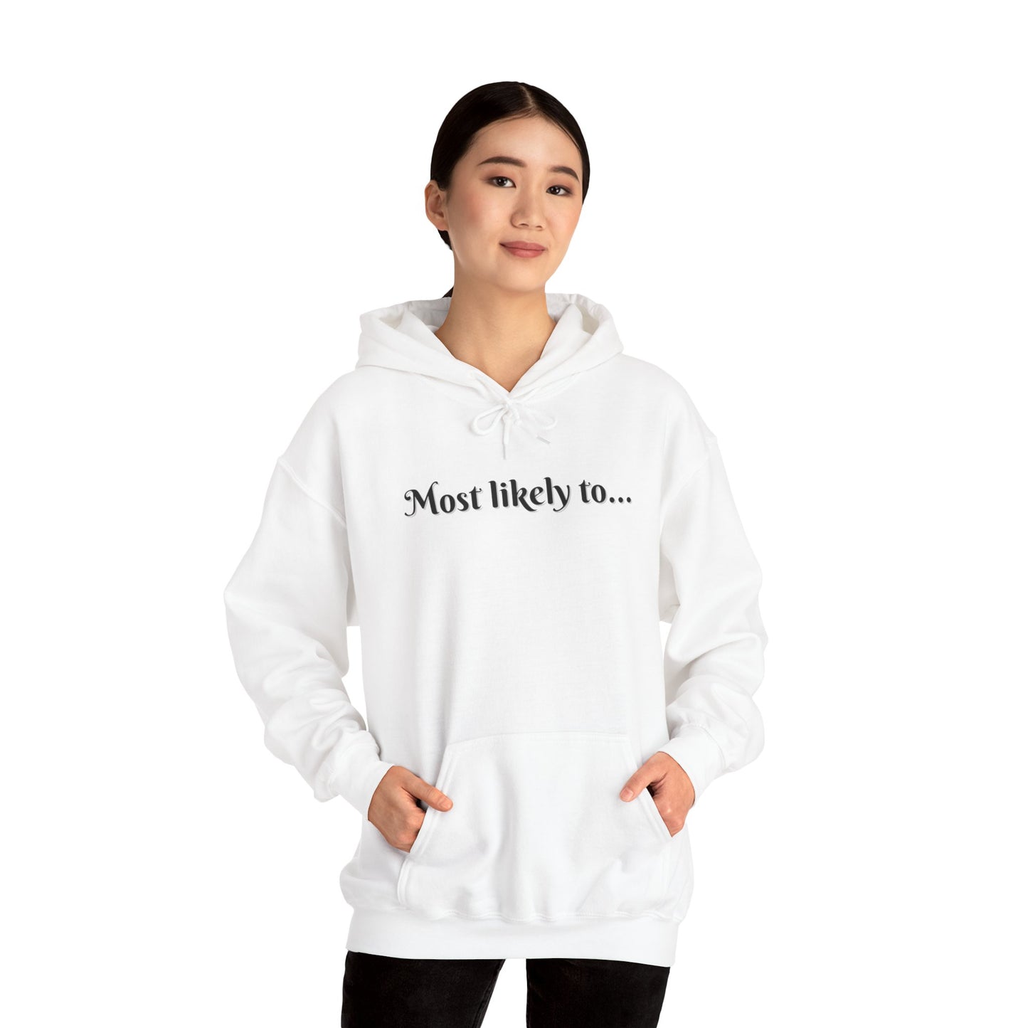 Most Likely To Get Lit For Valentines Day Unisex Heavy Blend™ Hooded Sweatshirt