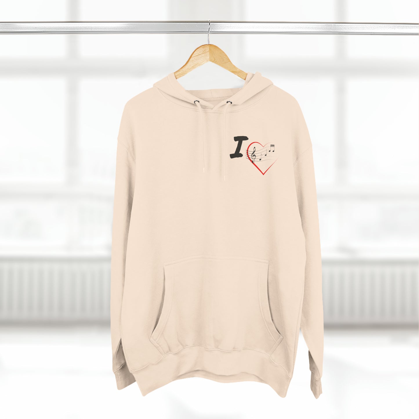 I Love Extended Intro's Fleece Hoodie For Music Lovers