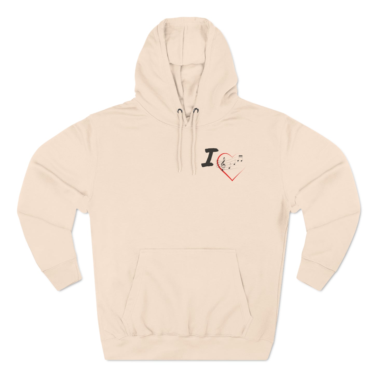 I Love Extended Intro's Fleece Hoodie For Music Lovers