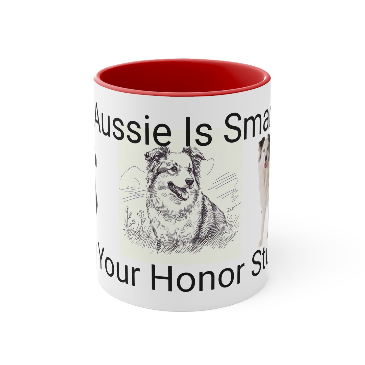 Australian Shephard Accent Coffee Mug, 11oz