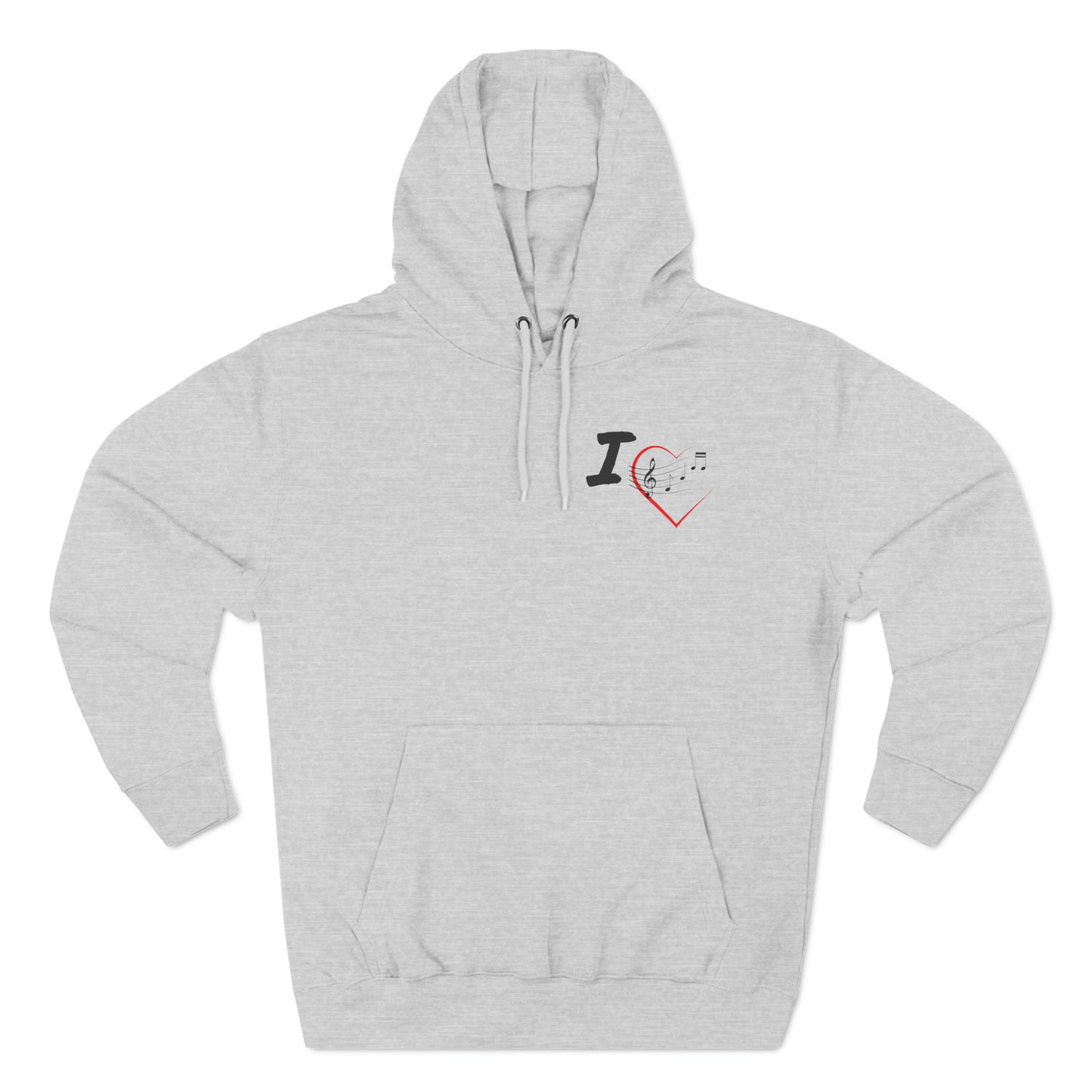 I Love Extended Intro's Fleece Hoodie For Music Lovers