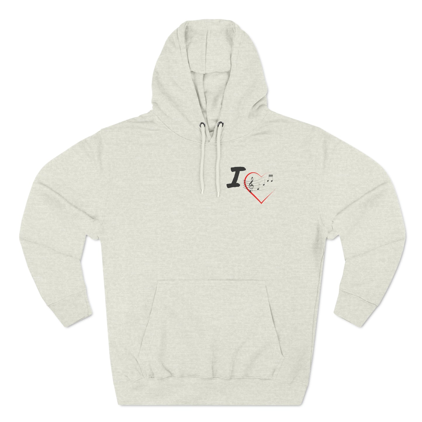 I Love Extended Intro's Fleece Hoodie For Music Lovers