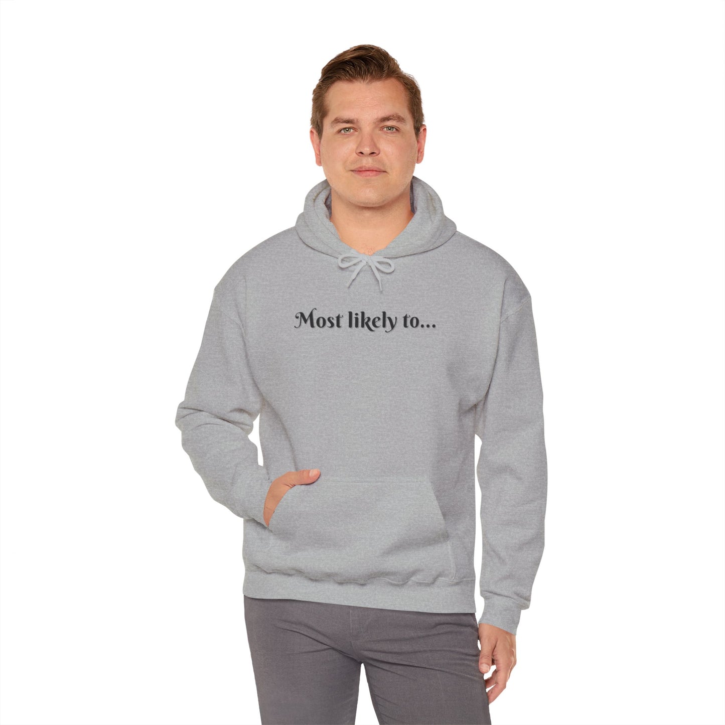 Most Likely To Get Lit For Valentines Day Unisex Heavy Blend™ Hooded Sweatshirt