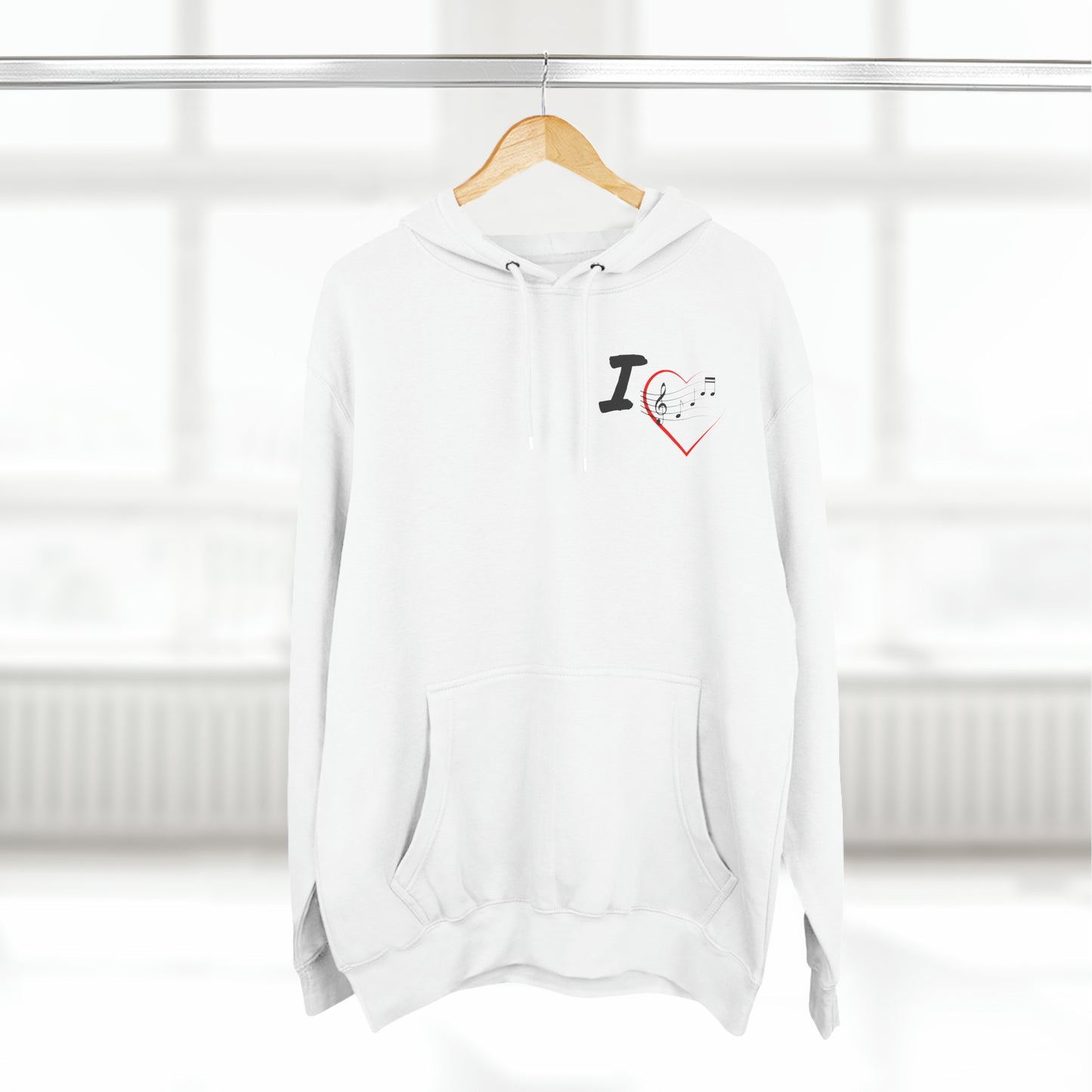 I Love Extended Intro's Fleece Hoodie For Music Lovers