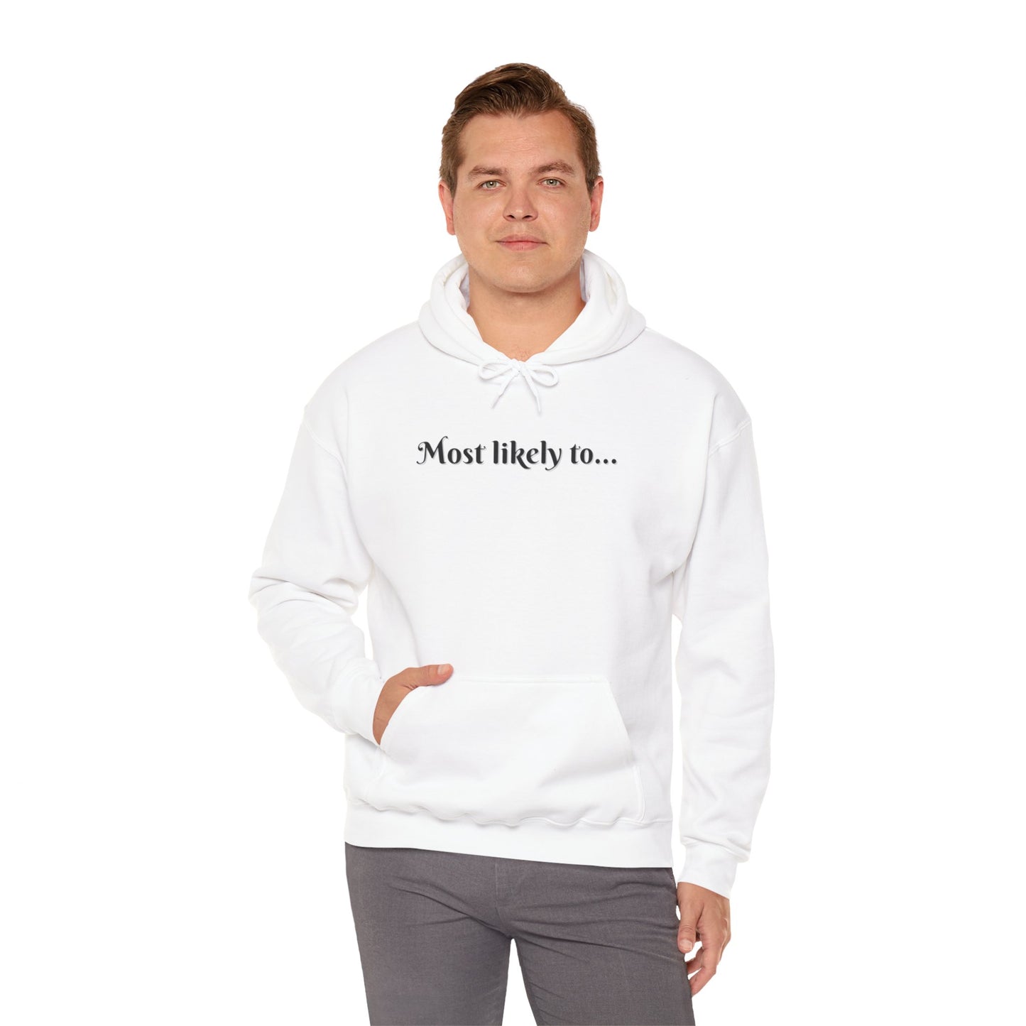 Most Likely To Get Lit For Valentines Day Unisex Heavy Blend™ Hooded Sweatshirt